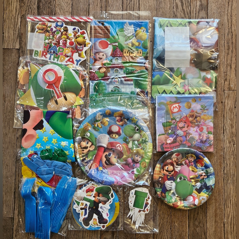 Super Mario Party Supplies Set